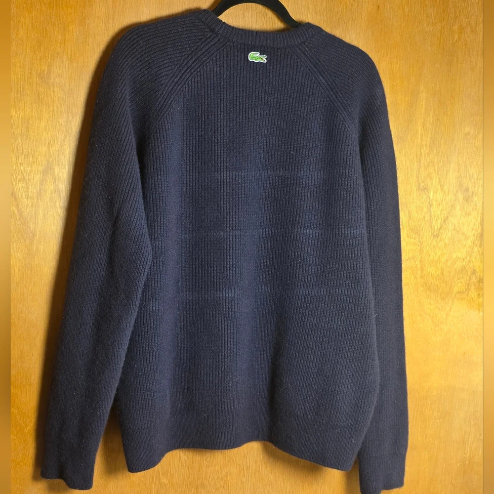 MADE IN FRANCE LACOSTE CROCODILE SWEATER 100% WOOL